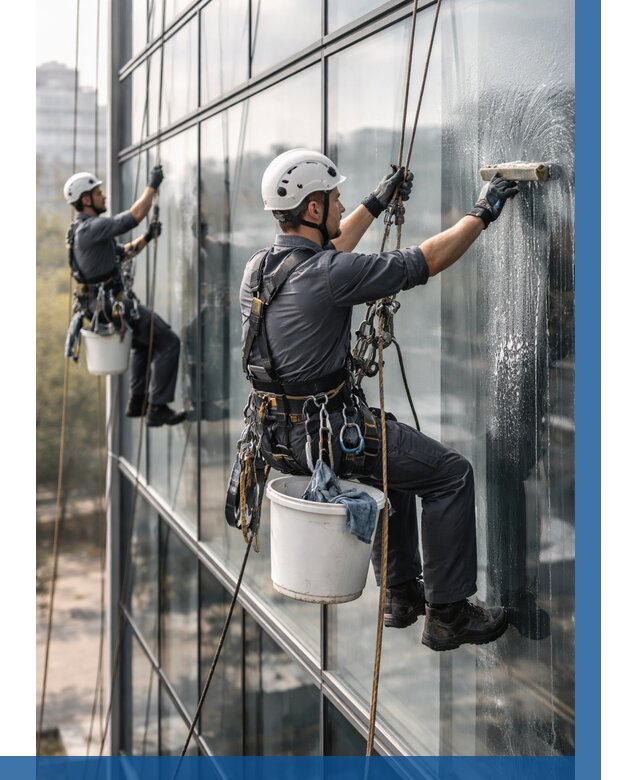 Мойка сплошного остекления в Прокопьевске, заказать от 310 р.| ВЫСОТНИК-Прк