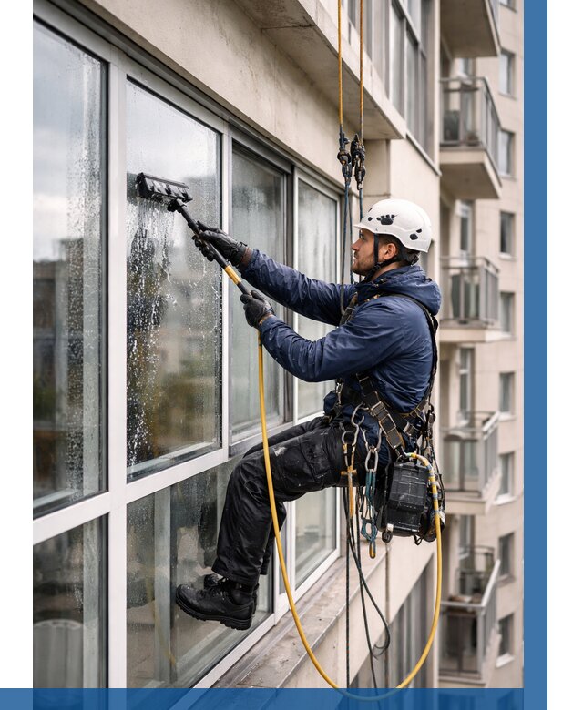 Мойка балконного остекления в Прокопьевске от 3618 р. | ВЫСОТНИК-Прк