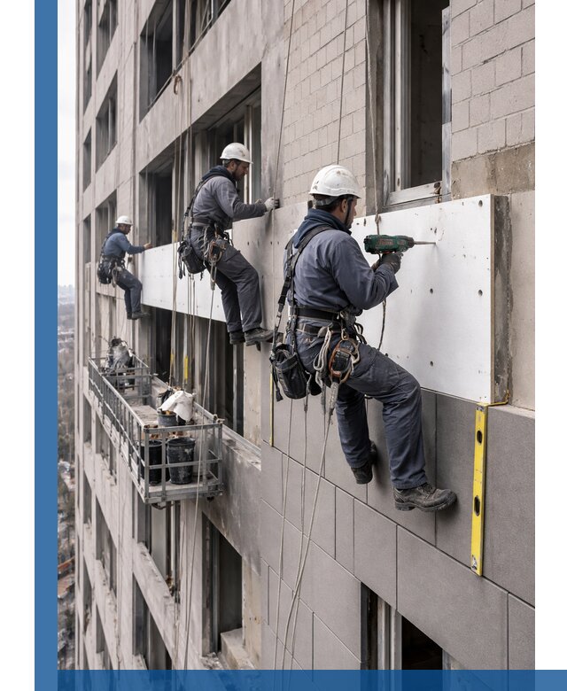 Монтаж фасадных термопанелей высокого качества в Прокопьевске