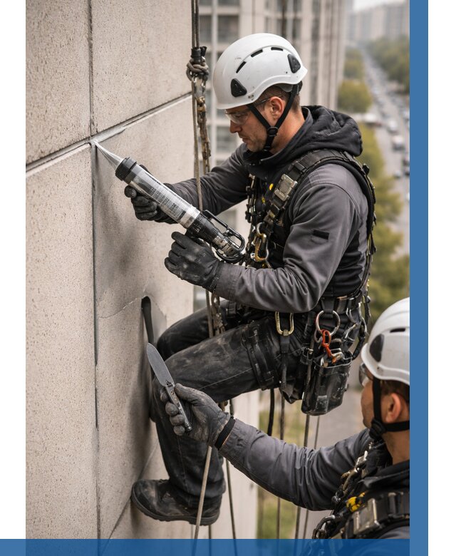 Первичная герметизация швов в Прокопьевске от 620 р. | ВЫСОТНИК-Прк