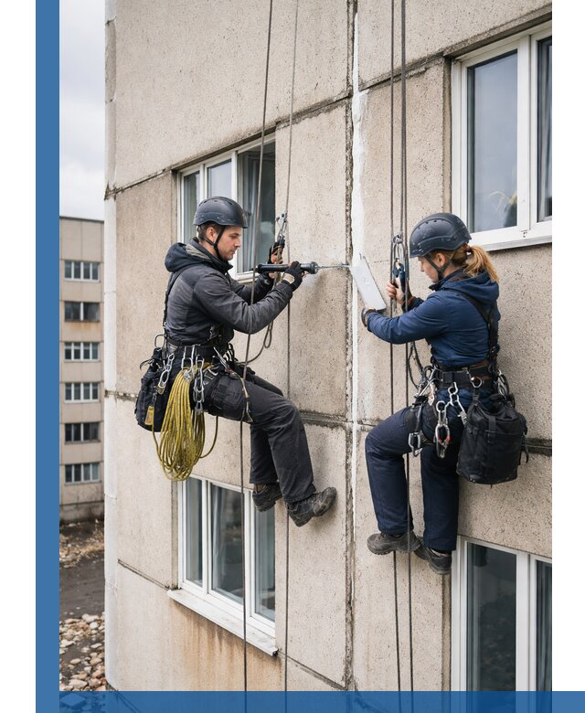 Герметизация межпанельных швов тёплым швом в Прокопьевске