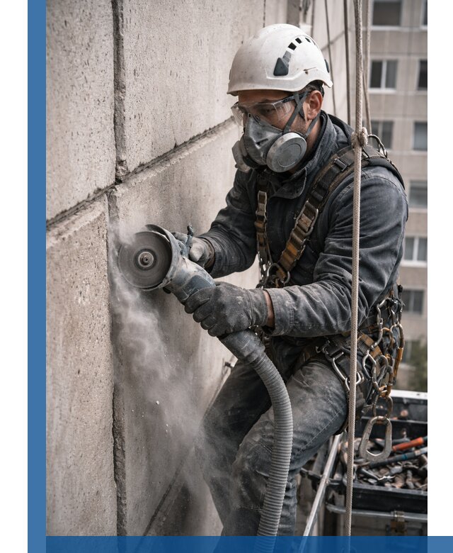 Штробление межпанельных швов в Прокопьевске качественно и быстро