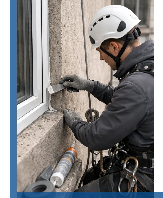 Герметизация монтажных швов окон в Прокопьевске с гарантией качества