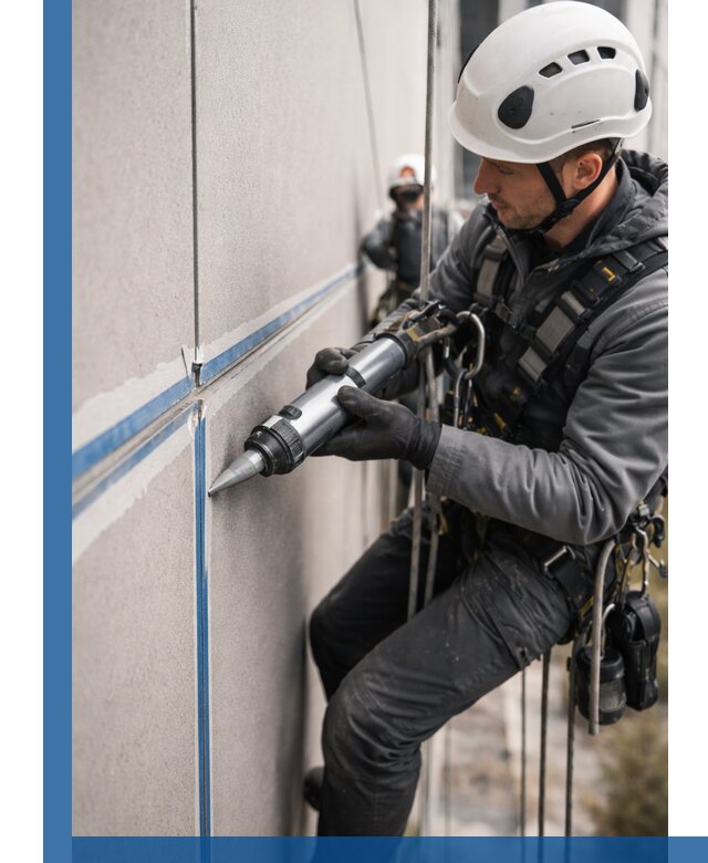 Герметизация стыков фасадных панелей в Прокопьевске качественно и быстро