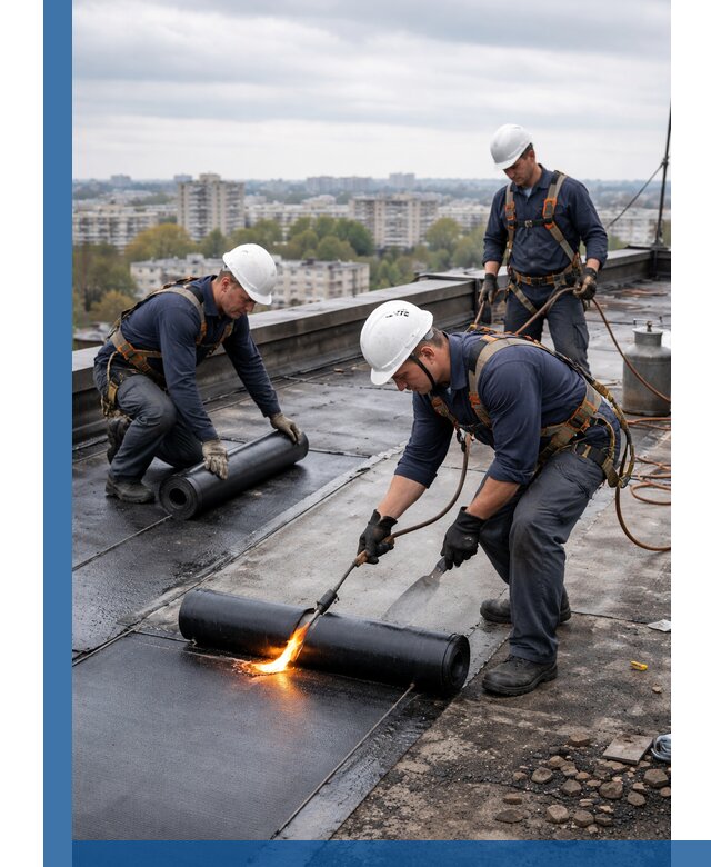 Ремонт наплавляемой кровли в Прокопьевске качественно и надежно