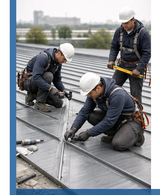 Ремонт фальцевой кровли в Прокопьевске срочно и качественно