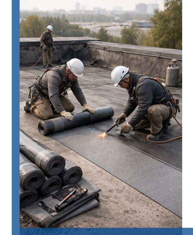 Монтаж мягкой кровли в Прокопьевске профессионально и надежно