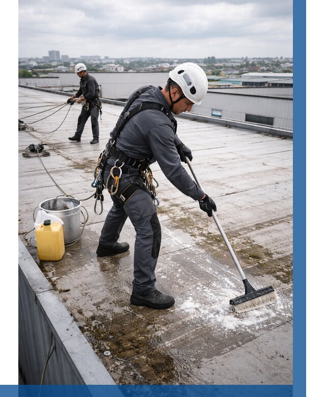 Очистка крыши по графику в Прокопьевске от 7753 р. | ВЫСОТНИК-Прк