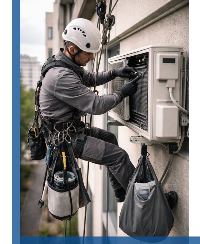 Обслуживание внешнего блока кондиционера в Прокопьевске профессионально