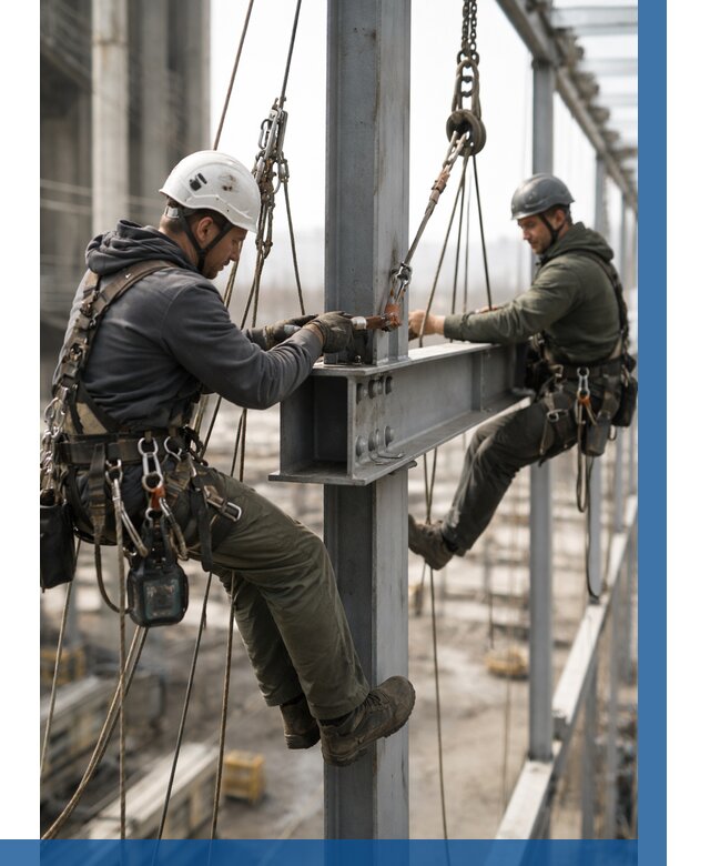 Монтаж металлоконструкций на высоте в Прокопьевске от 3618 р. | ВЫСОТНИК-Прк