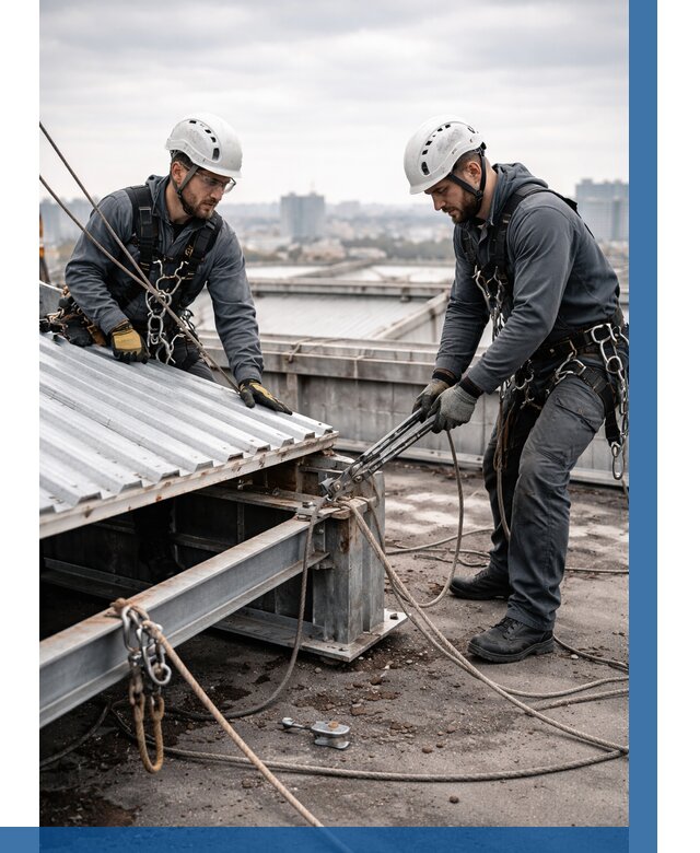 Демонтаж крышной установки в Прокопьевске от 87865 р. | ВЫСОТНИК-Прк