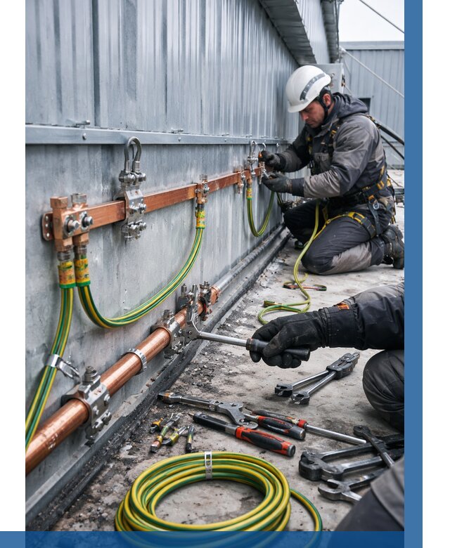 Монтаж заземления здания в Прокопьевске от 25843 р. | ВЫСОТНИК-Прк