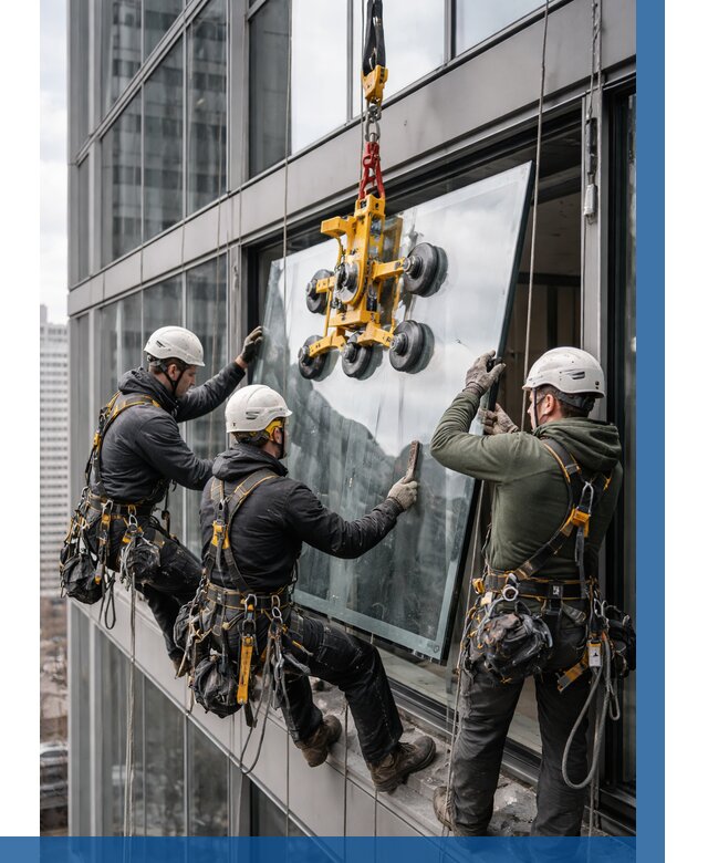 Фасадное остекление зданий под ключ в Прокопьевске от 10337 р. | ВЫСОТНИК-Прк