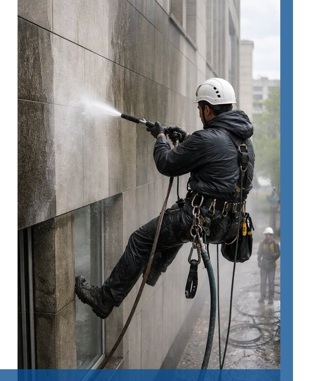 Гидроструйная очистка поверхностей в Прокопьевске от 879 р. | ВЫСОТНИК-Прк