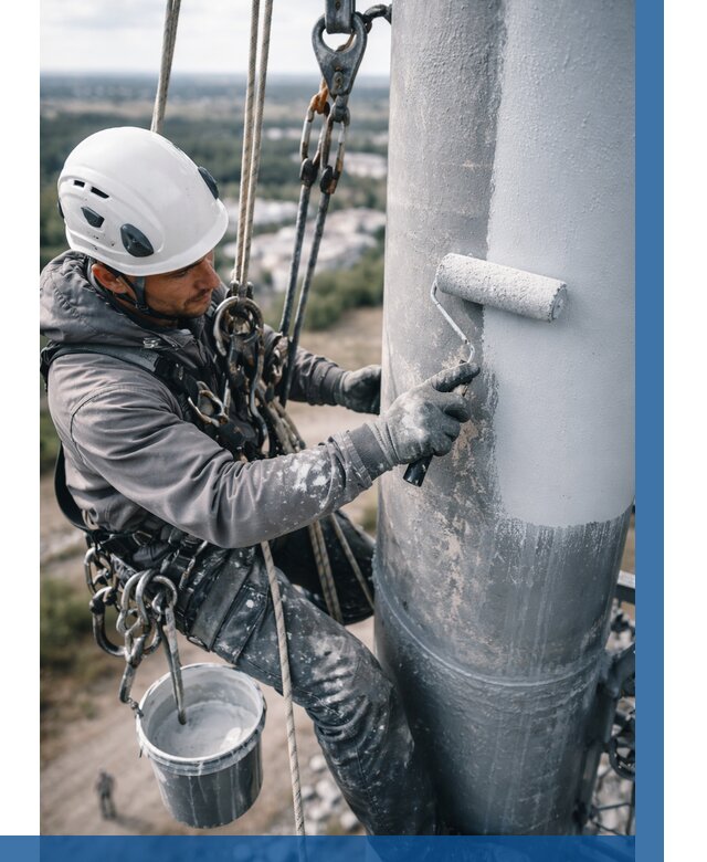 Покраска мачт связи под ключ в Прокопьевске от 879 р. | ВЫСОТНИК-Прк