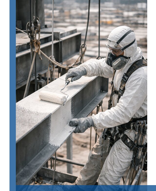 Профессиональная огнезащитная обработка металлоконструкций в Прокопьевске