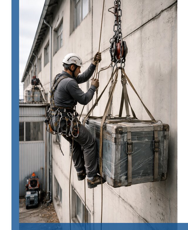 Подъем грузов на высоту в Прокопьевске для промышленных объектов