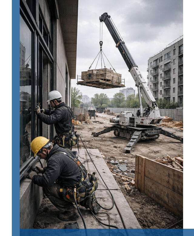 Аренда крана Пионер в Прокопьевске для строительных работ