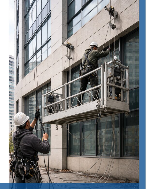 Монтаж и подъем фасадной люльки в Прокопьевске от 12404 р. | ВЫСОТНИК-Прк