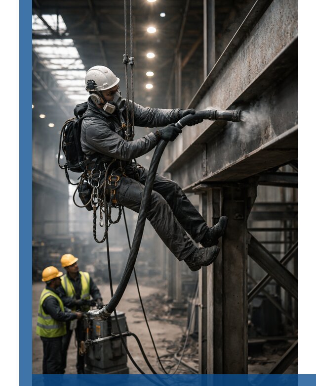 Обеспыливание конструкций в цехах промышленного производства в Прокопьевске