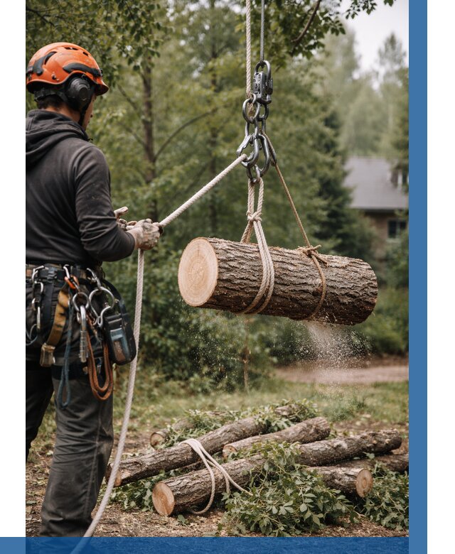 Валка деревьев частями в Прокопьевске от 7753 р. | ВЫСОТНИК-Прк