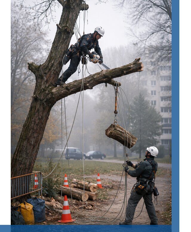 Удаление аварийных деревьев в Прокопьевске от 15506 р. | ВЫСОТНИК-Прк